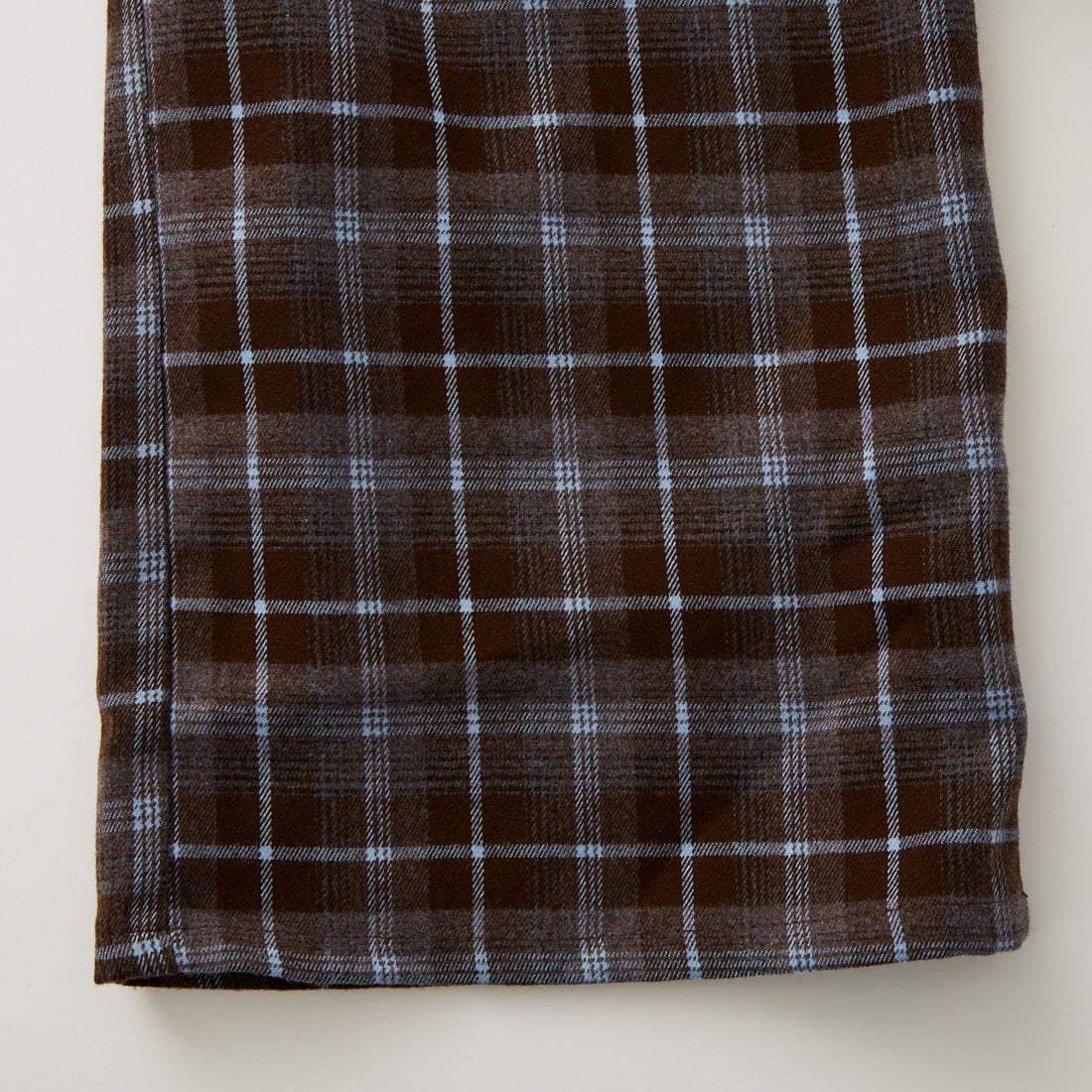 UNIVERSAL OVERALL [ユニバーサルオーバーオール] 別注 バックポケット イージーチェックパンツ [U2632600IN-JF] BROWN