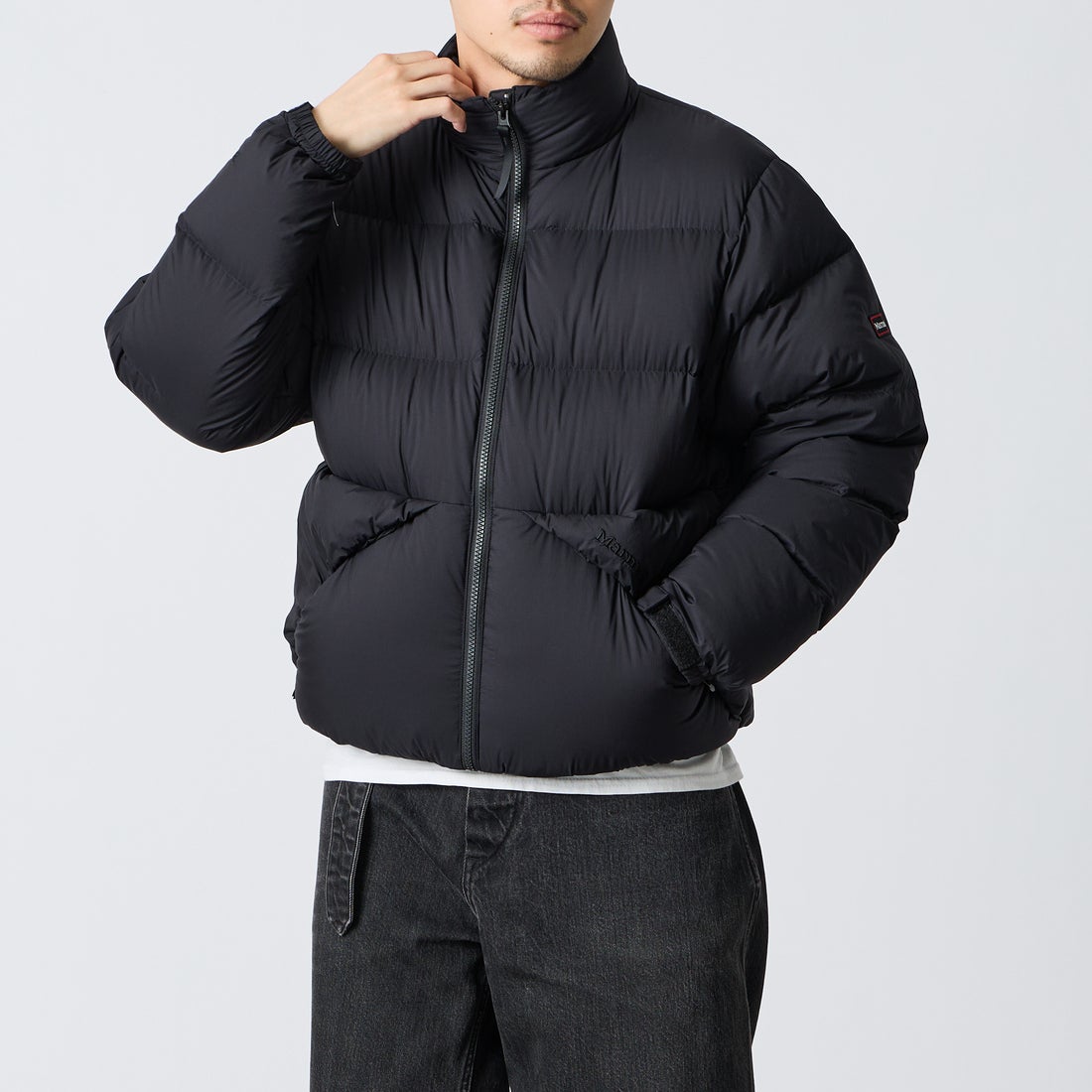 BLACK&&モデル身長：168cm 着用サイズ：M&&