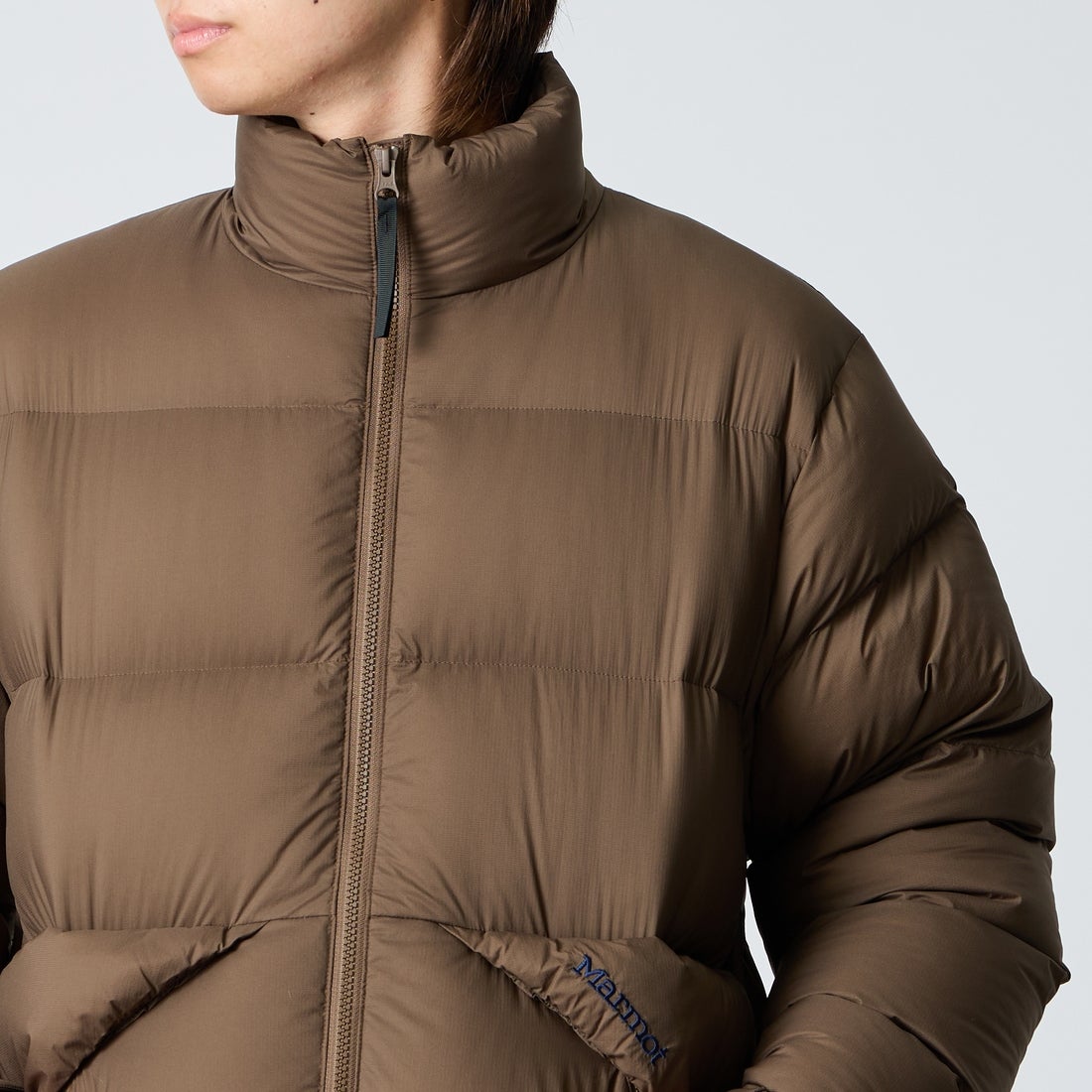 Marmot [マーモット] 別注 ワンポイントロゴ 750FPダウンジャケット [MTFW26UDW326IN-JF] BROWN