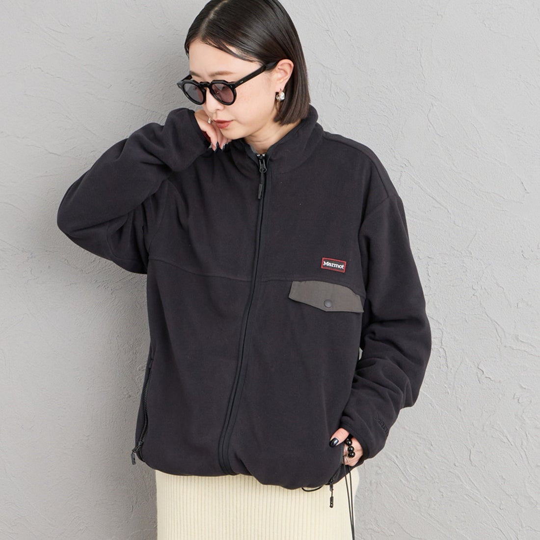 BLACK&&モデル身長：150cm 着用サイズ：S&&