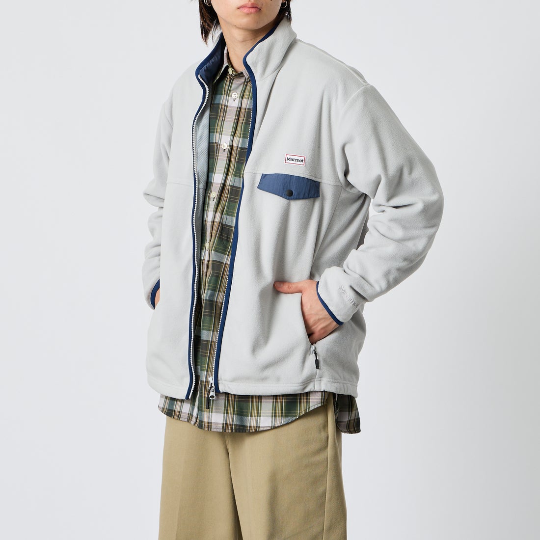 SILVER&&モデル身長：177cm 着用サイズ：L&&