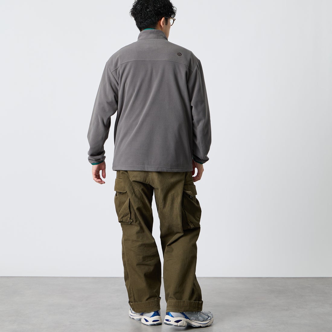 Marmot [マーモット] 別注 ポーラテック フリースジャケット [MTFW26UFL329IN-JF] CHARCOAL &&モデル身長：168cm 着用サイズ：M&&