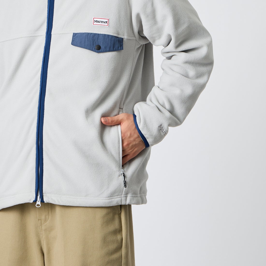 Marmot [マーモット] 別注 ポーラテック フリースジャケット [MTFW26UFL329IN-JF] SILVER