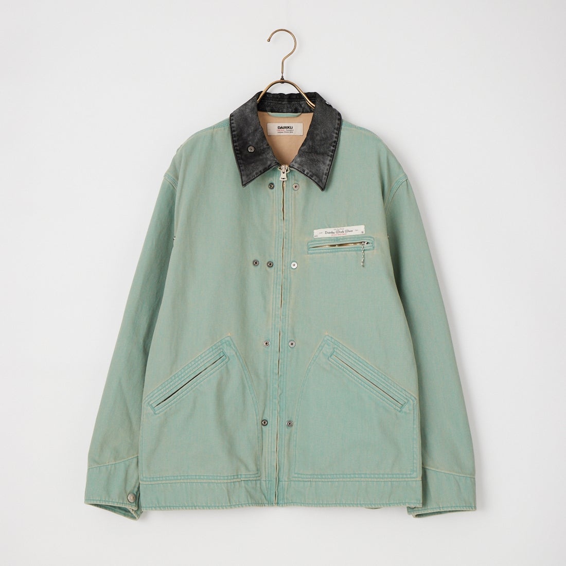 DAIRIKU [ダイリク] ヴィンテージウォッシュジャケット [DA-26AW-CP2] MINT GREEN