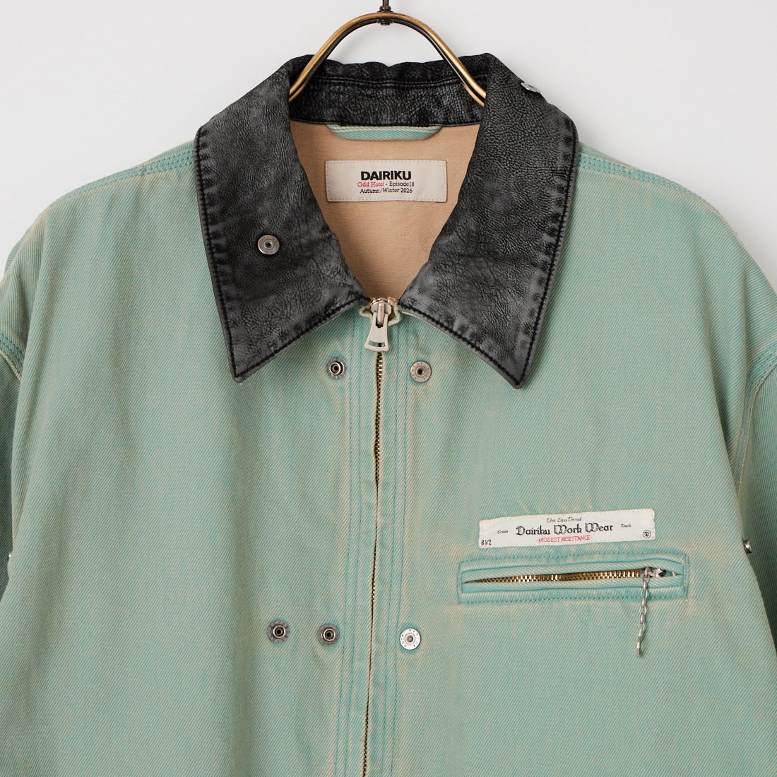 DAIRIKU [ダイリク] ヴィンテージウォッシュジャケット [DA-26AW-CP2] MINT GREEN