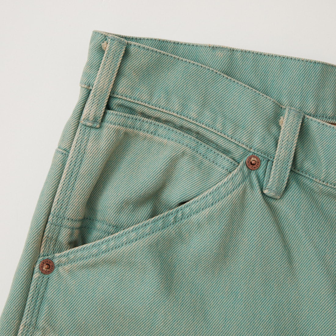 DAIRIKU [ダイリク] フレア ヴィンテージウォッシュ ペインターチノパンツ [DA-26AW-CP3] MINT GREEN
