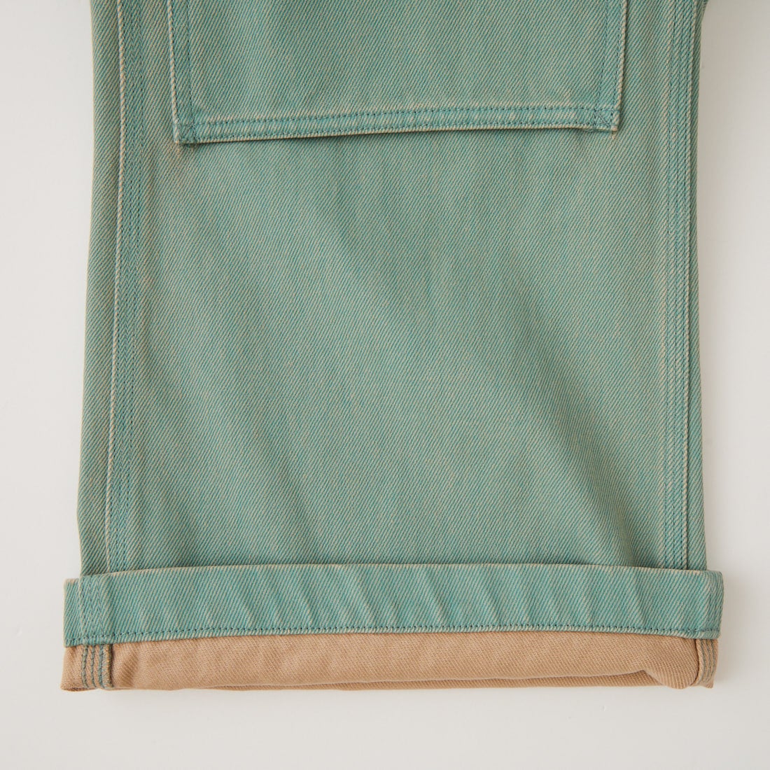 DAIRIKU [ダイリク] フレア ヴィンテージウォッシュ ペインターチノパンツ [DA-26AW-CP3] MINT GREEN