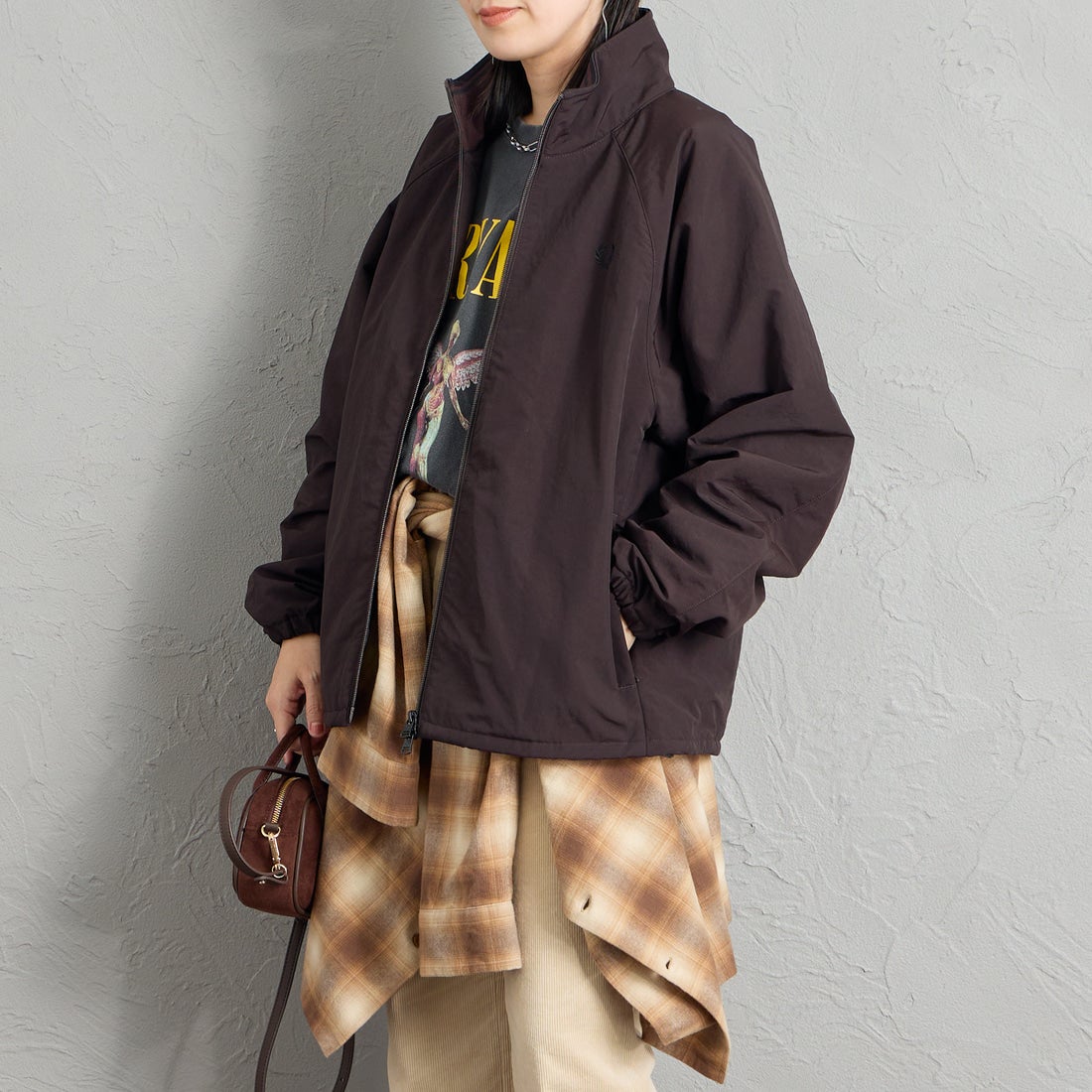 RICH BROWN&&モデル身長：160cm 着用サイズ：S&&