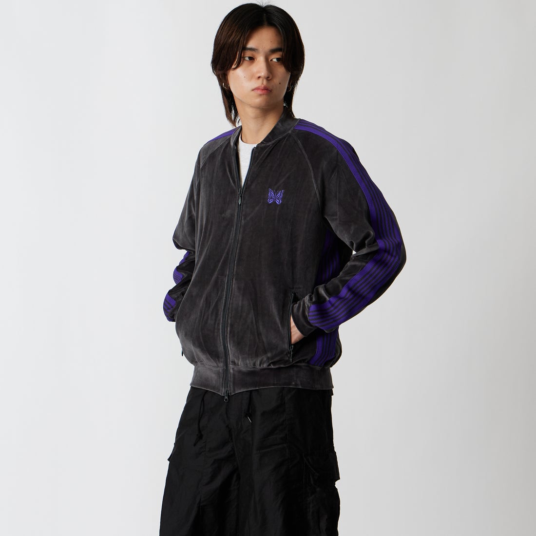 C CHARCOAL&&モデル身長：177cm 着用サイズ：M&&