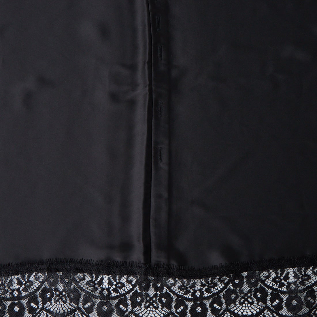 nenom [ネノム] マルチWAY サテンレーススカーフ [NE26332008] 09 BLACK