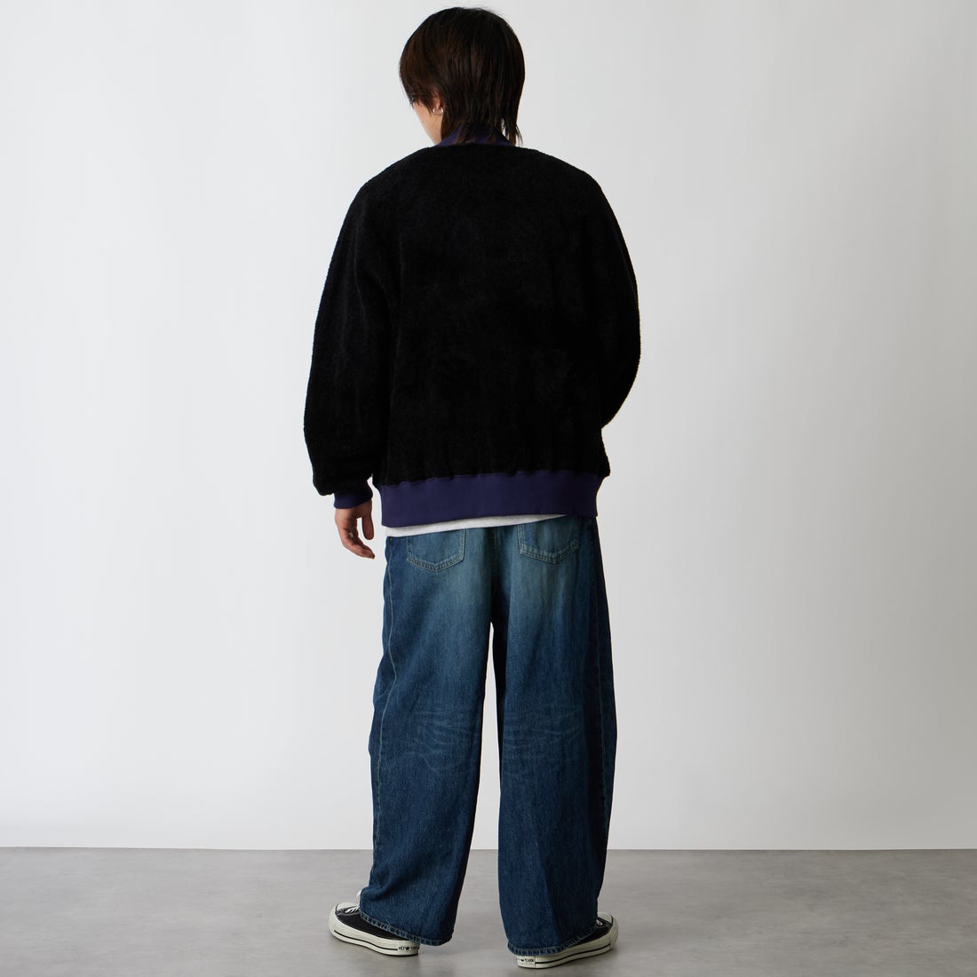 Needles [ニードルズ] ヒザデルジーンズ [TY233] A INDIGO &&モデル身長：177cm 着用サイズ：XS&&