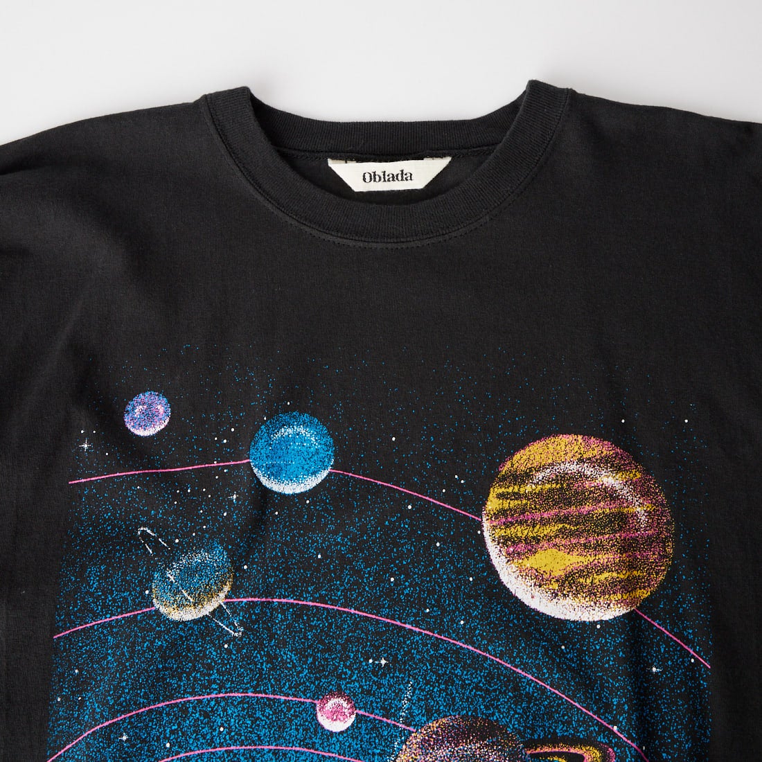Oblada [オブラダ] プラネットロングTシャツ [F2610CU12] BLACK
