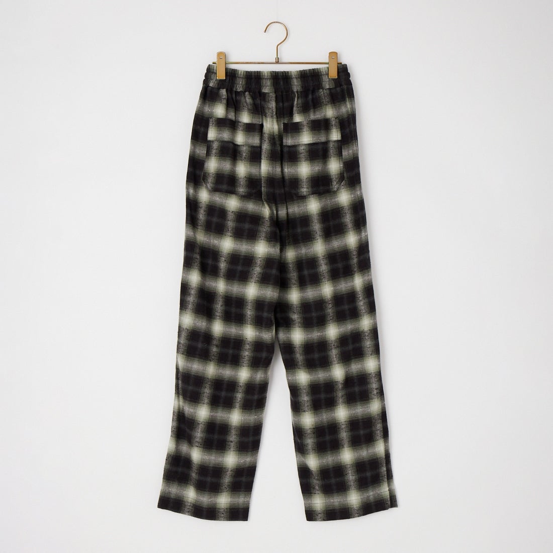Oblada [オブラダ] オンブレチェックパンツ [F2610PT03] BLACK