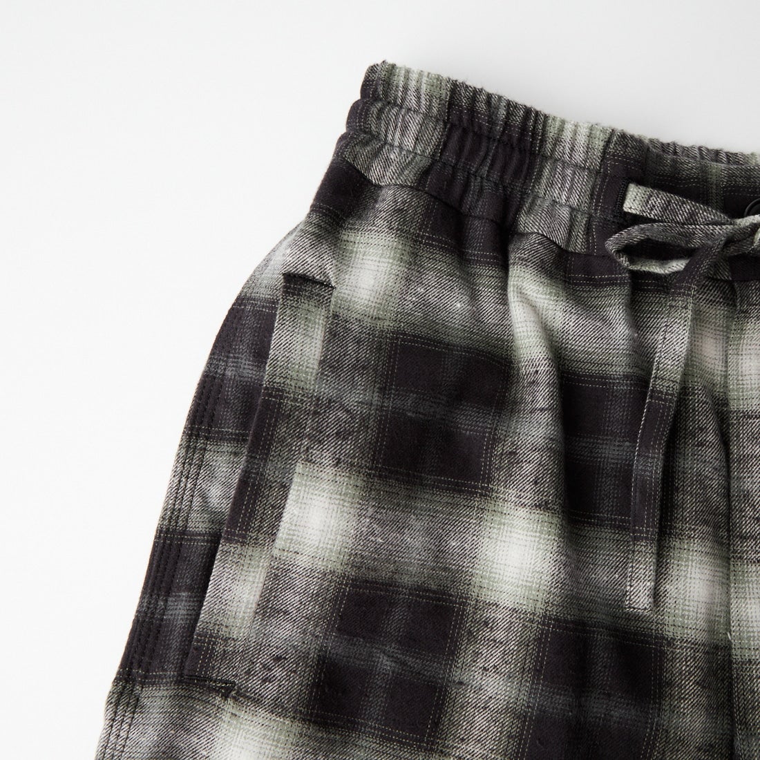 Oblada [オブラダ] オンブレチェックパンツ [F2610PT03] BLACK