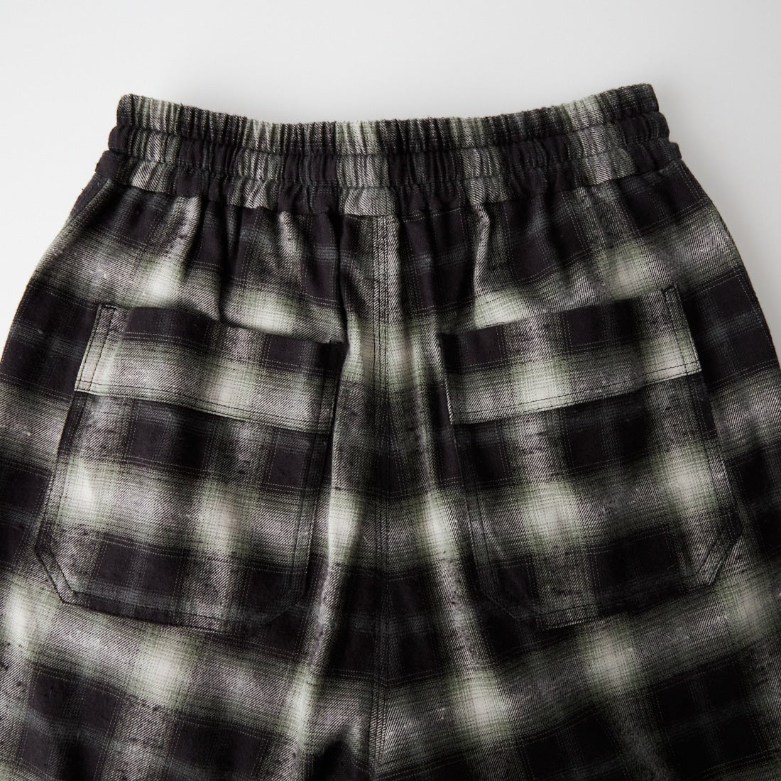 Oblada [オブラダ] オンブレチェックパンツ [F2610PT03] BLACK