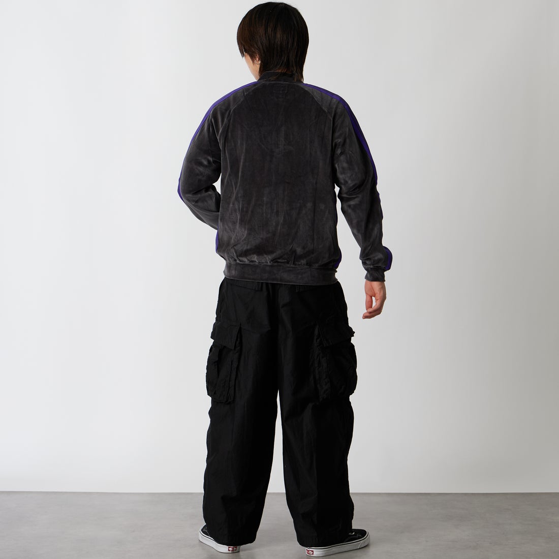 Needles [ニードルズ] BDU ヒザデルパンツ [TY210] B BLACK &&モデル身長：177cm 着用サイズ：XS&&