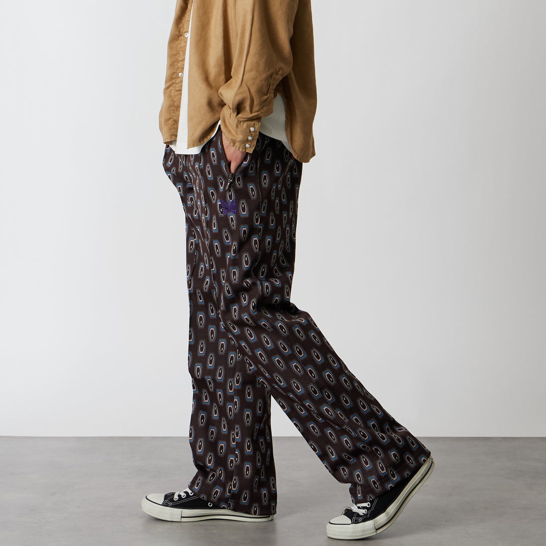 Needles [ニードルズ] トラックパンツ [TY348] B FROG EYE &&モデル身長：177cm 着用サイズ：S&&