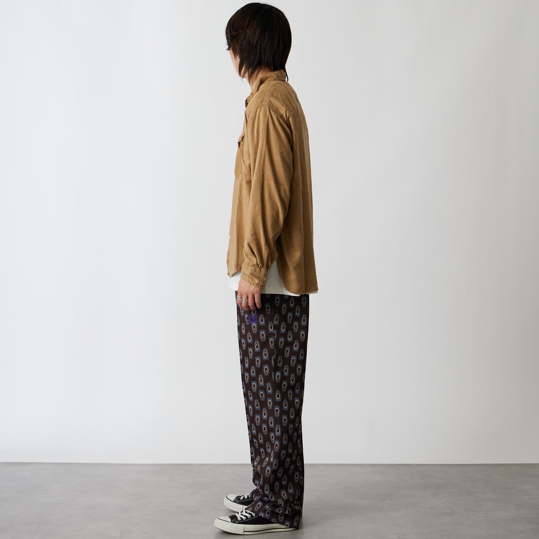 Needles [ニードルズ] トラックパンツ [TY348] B FROG EYE &&モデル身長：177cm 着用サイズ：S&&