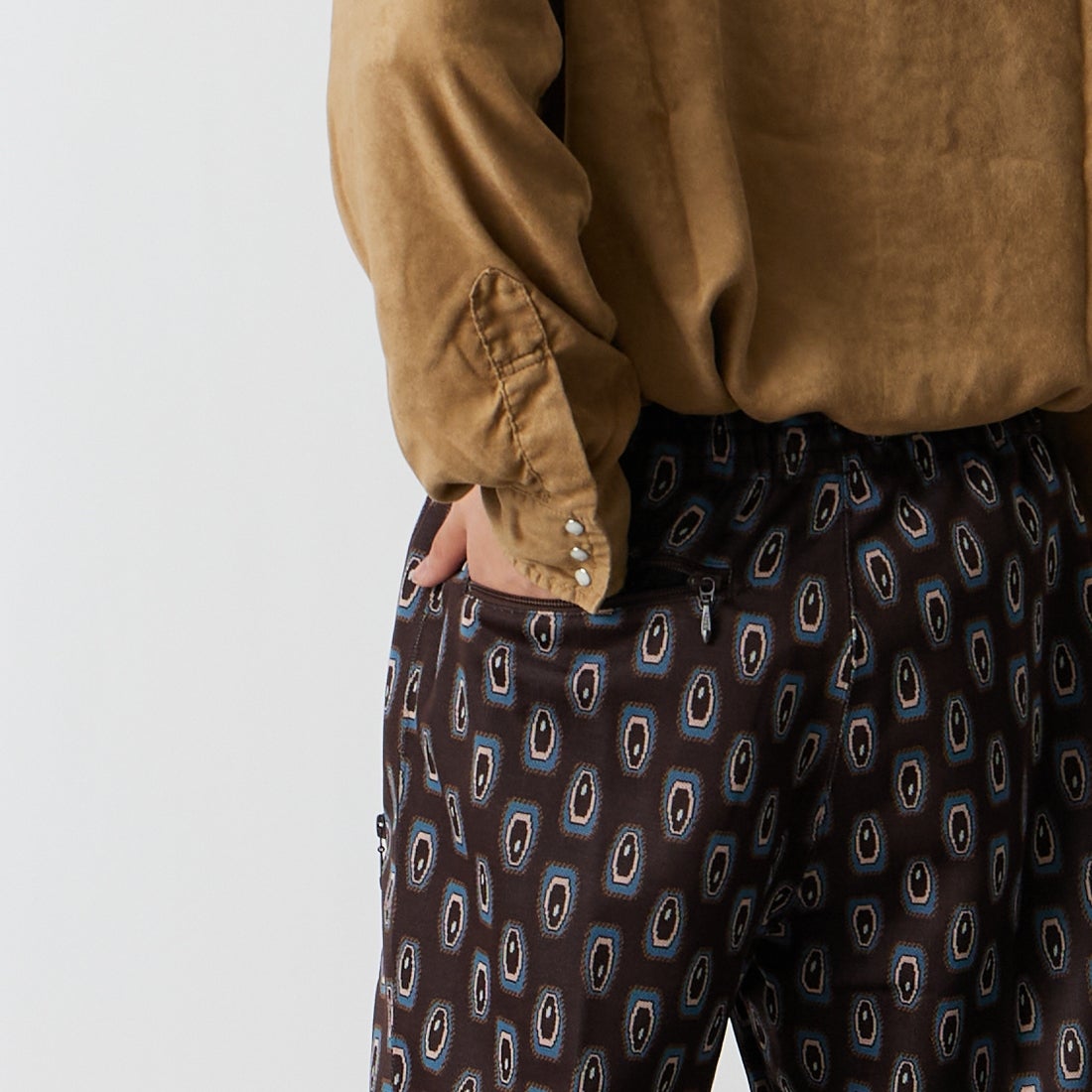 Needles [ニードルズ] トラックパンツ [TY348] B FROG EYE &&モデル身長：177cm 着用サイズ：S&&