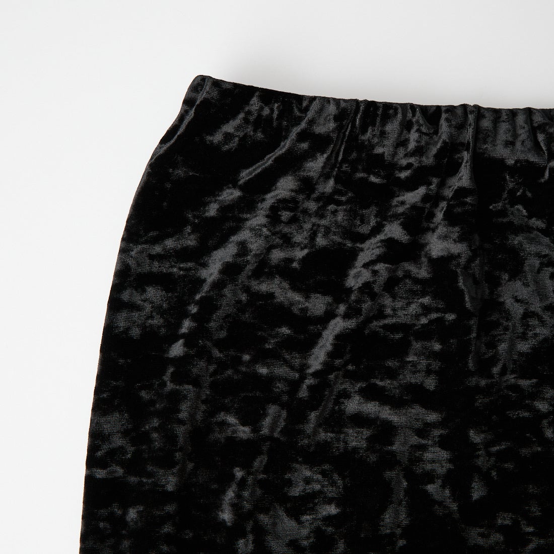 MICA&DEAL [マイカアンドディール] クラッシュベロアスカート [0126302057] BLACK