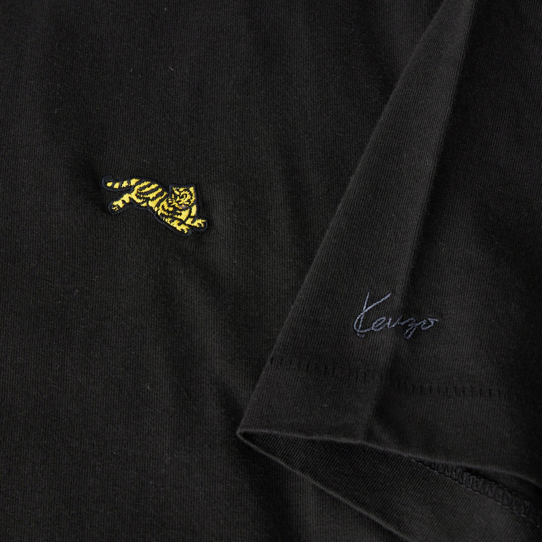 KENZO [ケンゾー] Jumping Tiger刺繍 ショートスリーブTシャツ [FG65TS2974SG] 99J BLACK