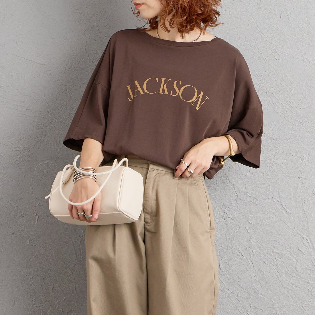 BROWN&&モデル身長：158cm 着用サイズ：F&&