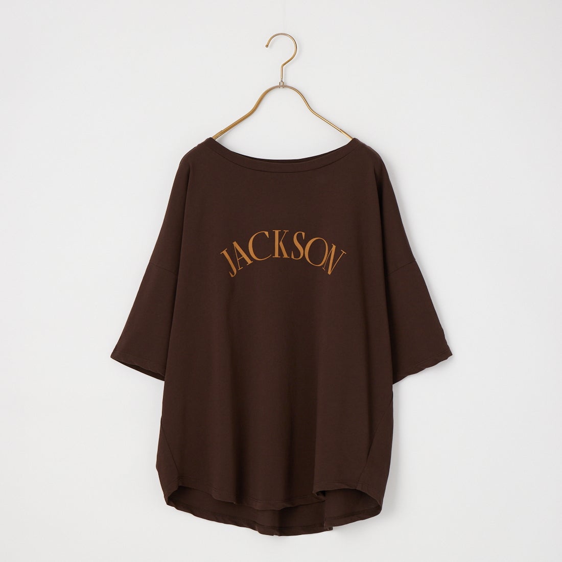 MICA&DEAL [マイカアンドディール] JACKSON プリント5分袖Tシャツ [0126309063] BROWN