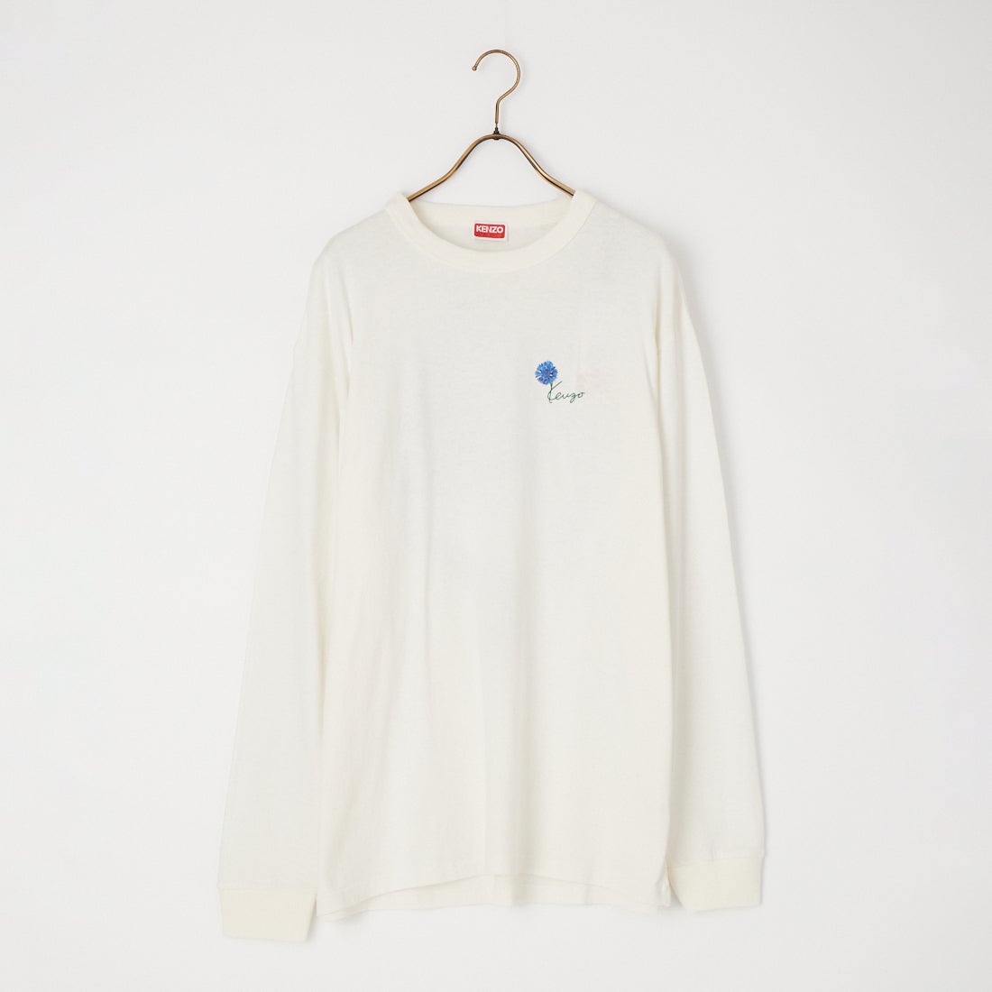 KENZO [ケンゾー] Tulip ロングスリーブTシャツ [FG65TL3634SK] 02 OFF WHI