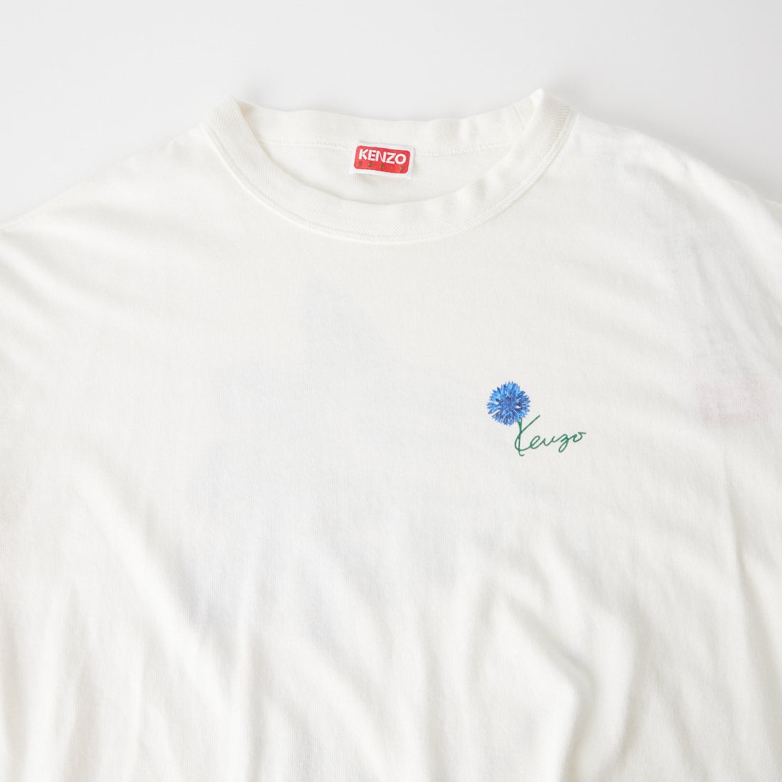 KENZO [ケンゾー] Tulip ロングスリーブTシャツ [FG65TL3634SK] 02 OFF WHI