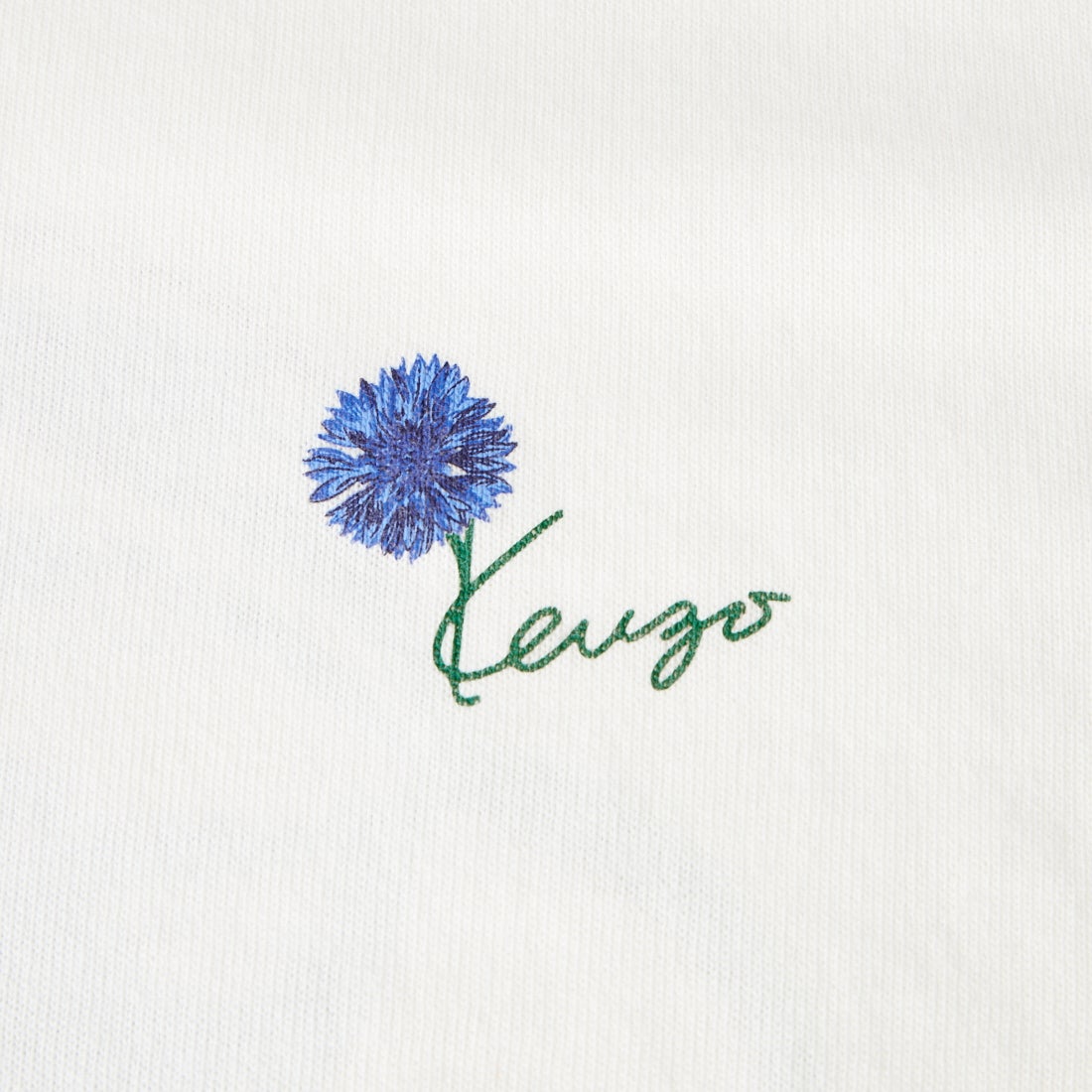 KENZO [ケンゾー] Tulip ロングスリーブTシャツ [FG65TL3634SK] 02 OFF WHI