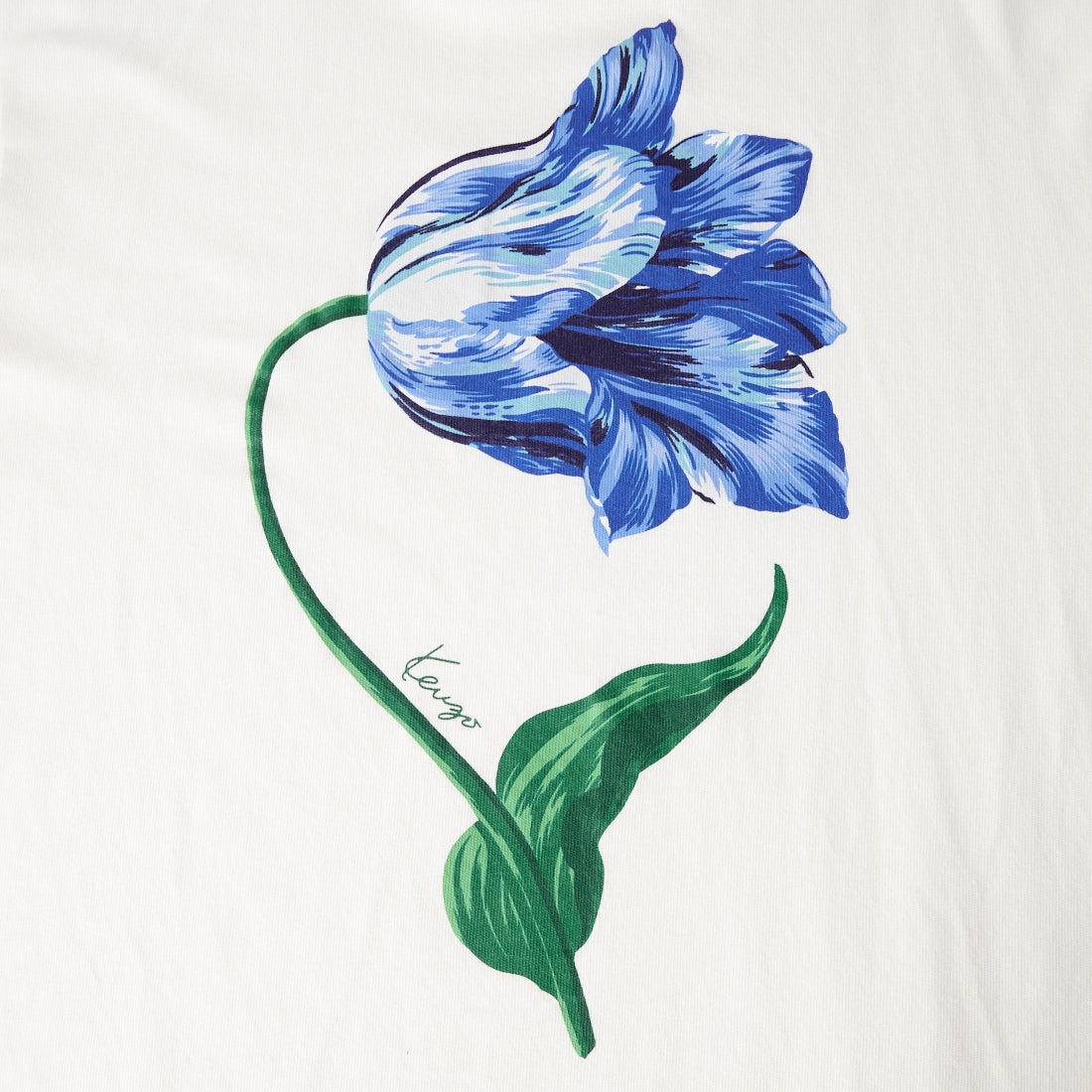 KENZO [ケンゾー] Tulip ロングスリーブTシャツ [FG65TL3634SK] 02 OFF WHI