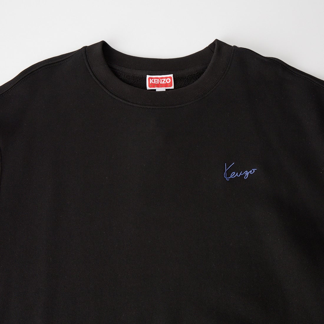KENZO [ケンゾー] シグネチャー刺繍 クラシックスウェット [FG65SW2694MJ] 99J BLACK