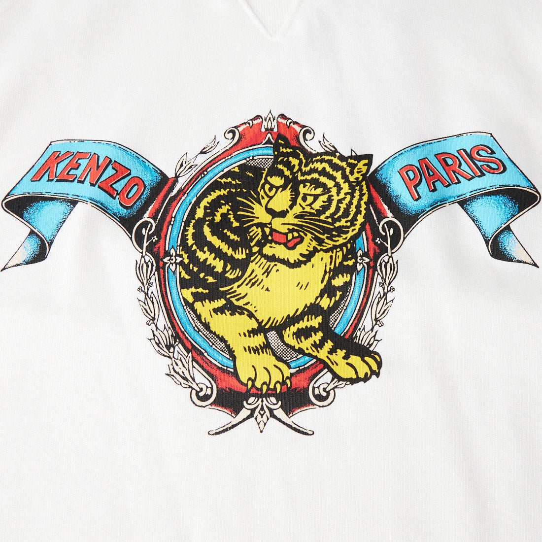 KENZO [ケンゾー] Jumping Tiger クラシックスウェット [FG65SW1544MQ] 02 OFF WHI