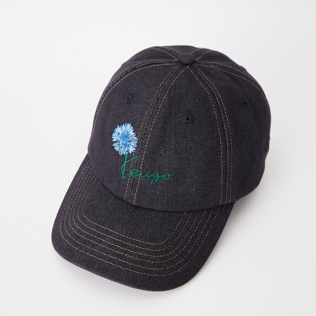 KENZO [ケンゾー] Tulip 刺繍キャップ [FG68AC211F24] 76 NAVY BL