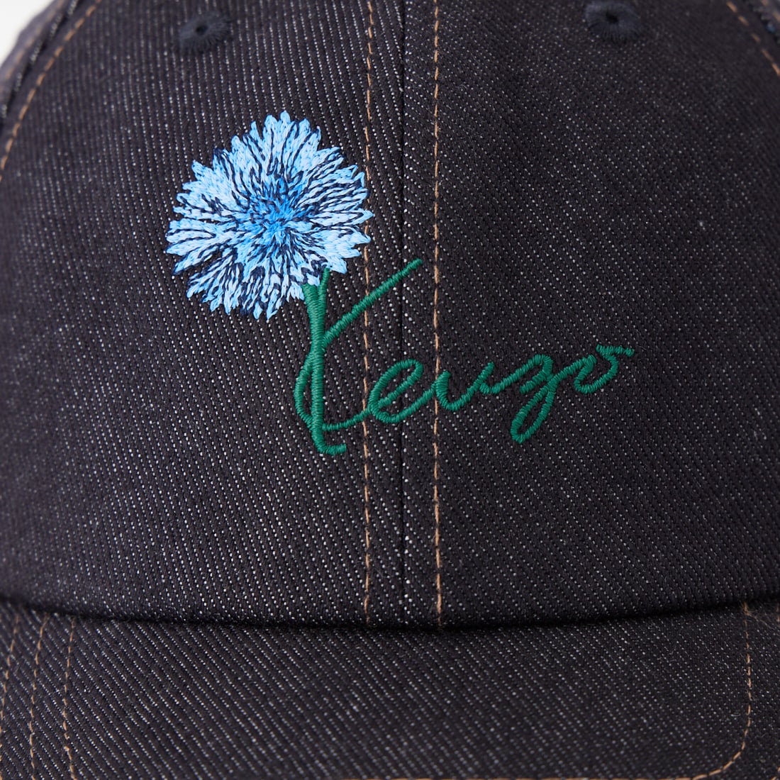 KENZO [ケンゾー] Tulip 刺繍キャップ [FG68AC211F24] 76 NAVY BL