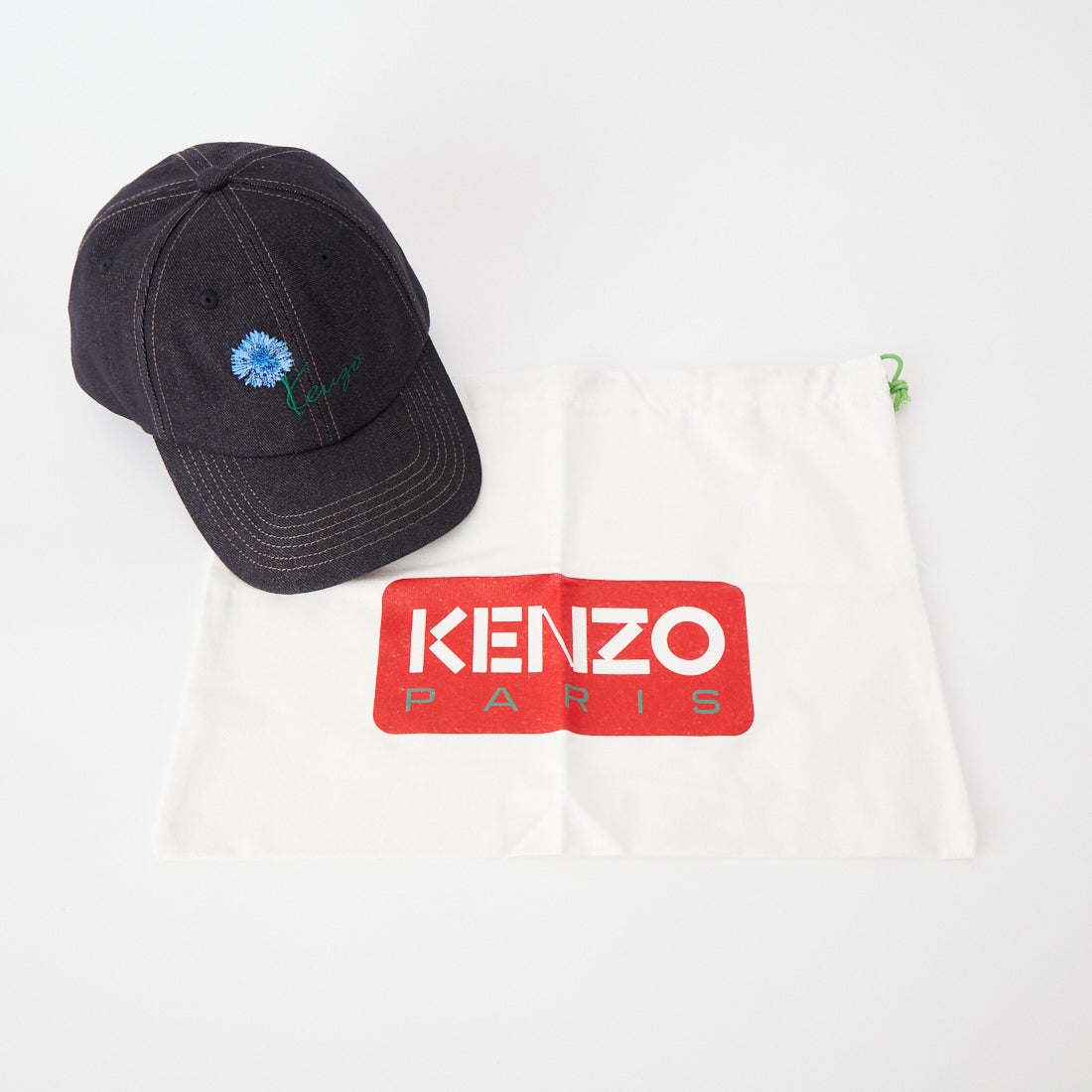 KENZO [ケンゾー] Tulip 刺繍キャップ [FG68AC211F24] 76 NAVY BL