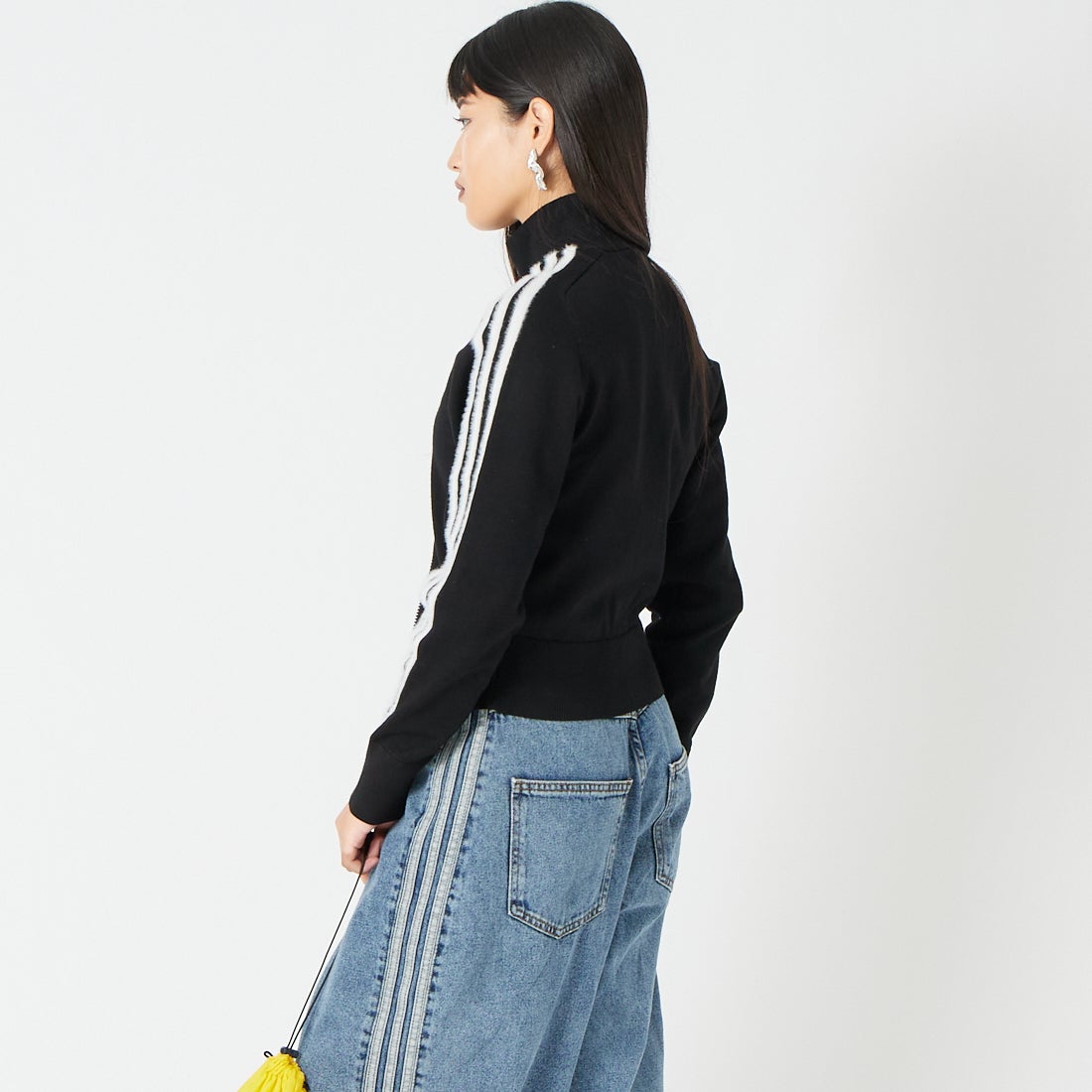 adidas Originals [アディダス オリジナルス] ファイヤーバード ニットトラックトップ [KP925] KS7366 &&モデル身長：162cm 着用サイズ：M&&
