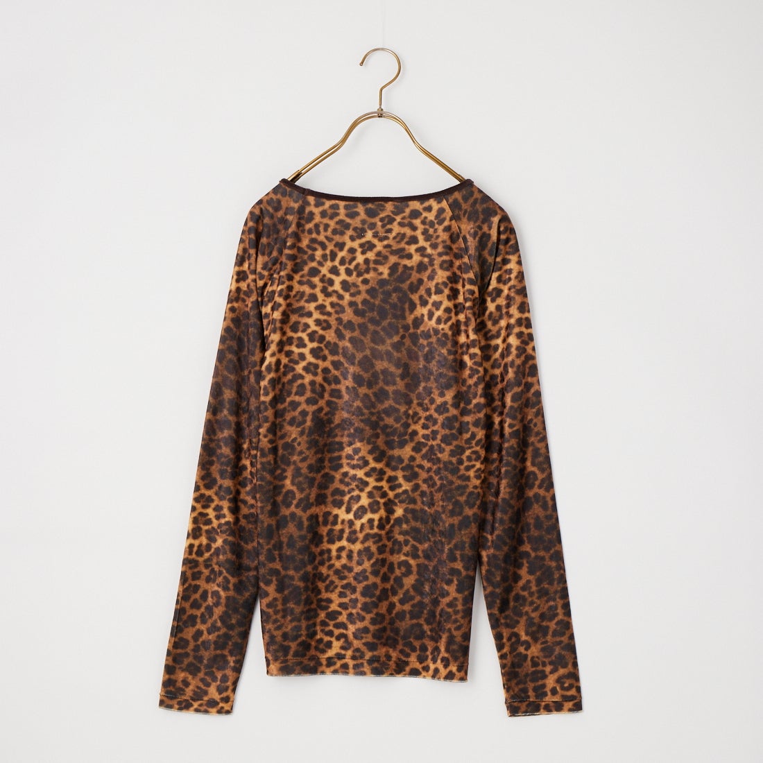 RhodolirioN [ロドリリオン] レオパードベルベット クルーネックTシャツ [TX1079] LEOPARD