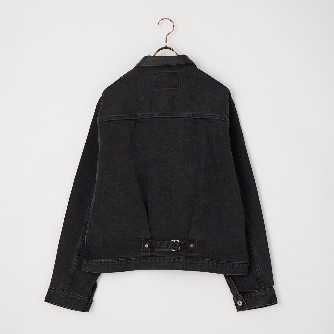 SEDAN ALL-PURPOSE [セダン オールパーパス] レザーカラーデニムジャケット [SD26F-JK01] BLACK