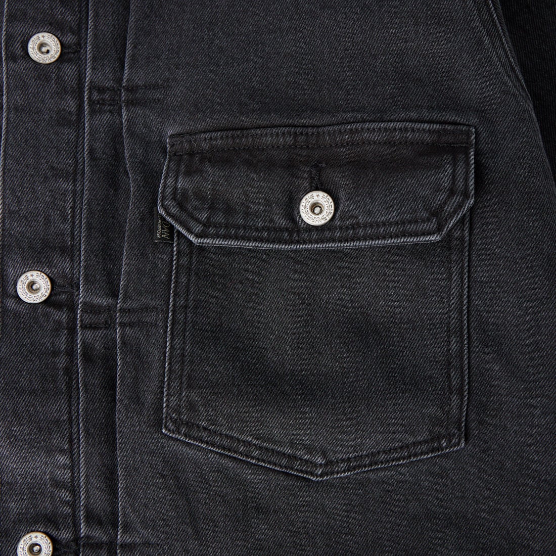 SEDAN ALL-PURPOSE [セダン オールパーパス] レザーカラーデニムジャケット [SD26F-JK01] BLACK