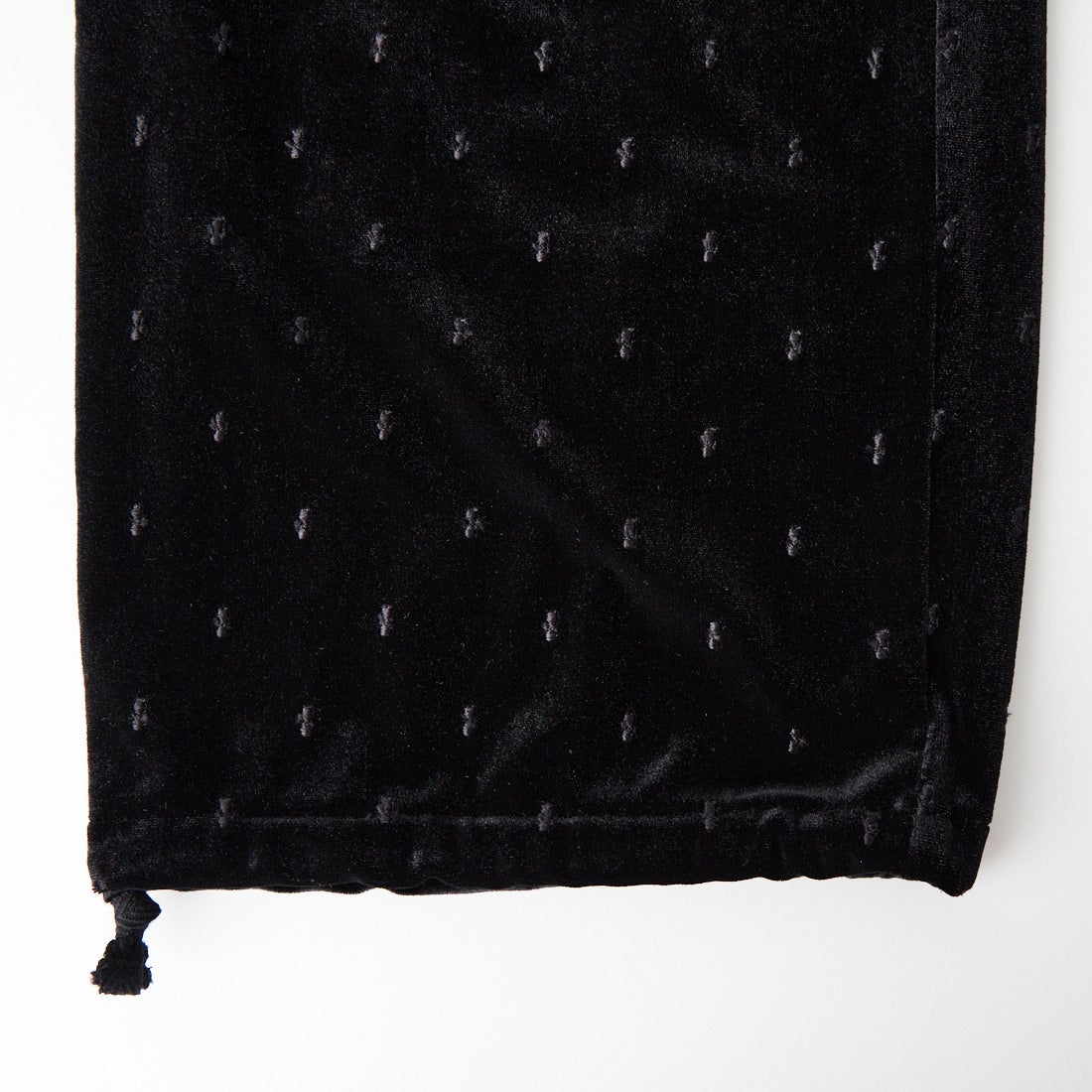 TICCA [ティッカ] ベロアボウタイドットパンツ [TBFA-182] BLACK DOT