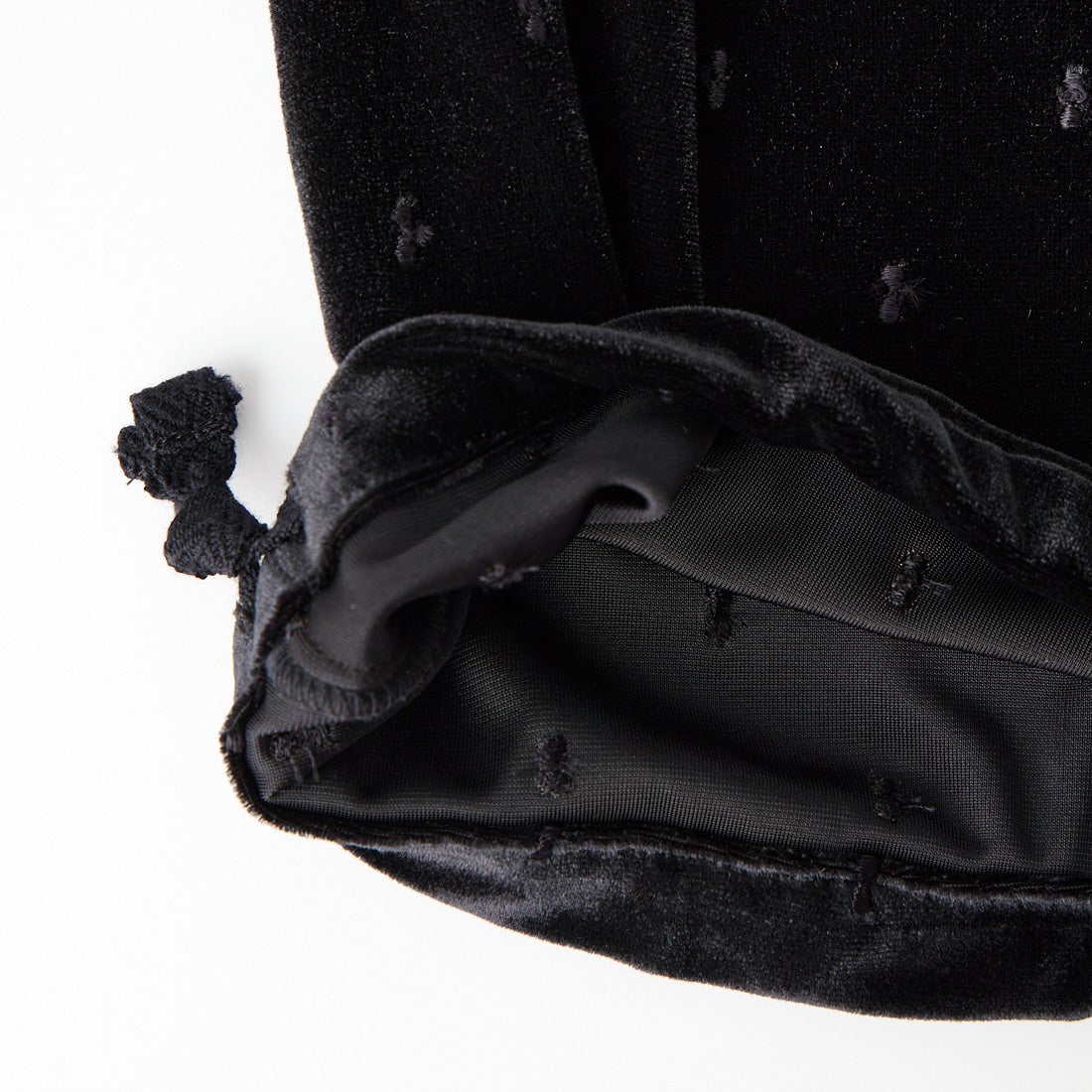 TICCA [ティッカ] ベロアボウタイドットパンツ [TBFA-182] BLACK DOT