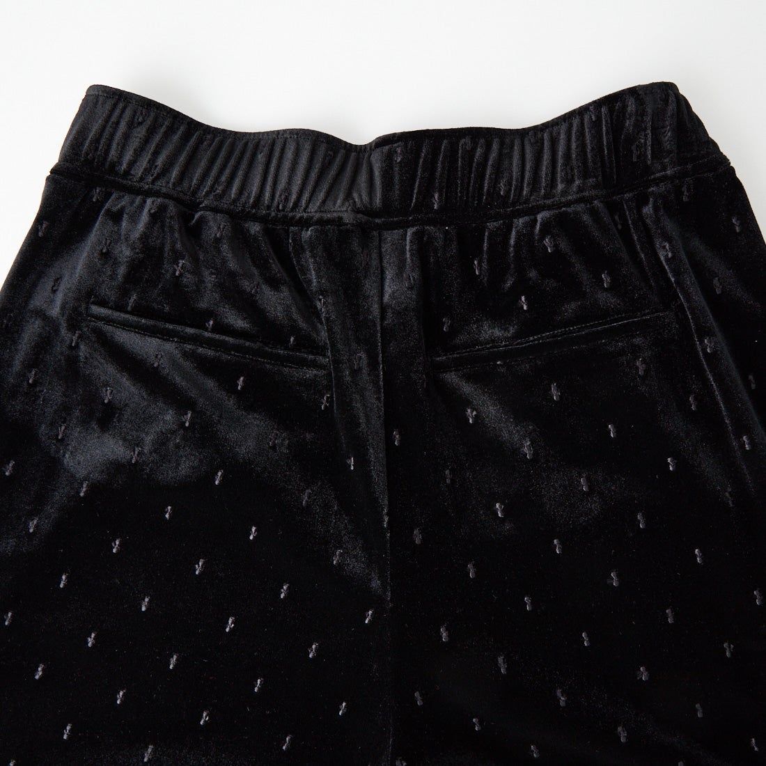 TICCA [ティッカ] ベロアボウタイドットパンツ [TBFA-182] BLACK DOT