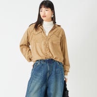 SUEDE &&モデル身長：162cm 着用サイズ：S&&