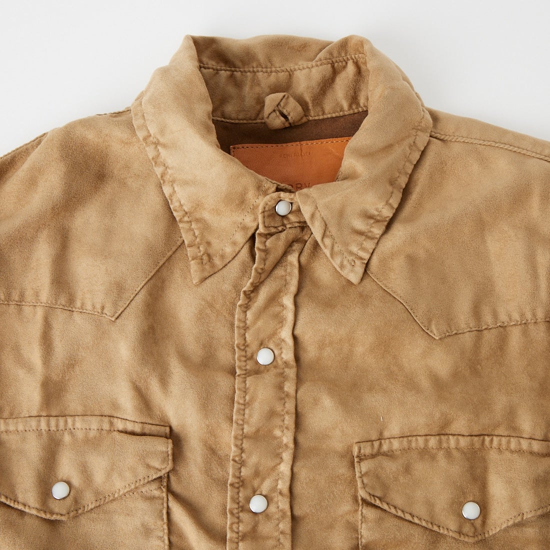 REMI RELIEF [レミレリーフ] 別注 ウェスタンシャツ [RN30389306-JF] SUEDE