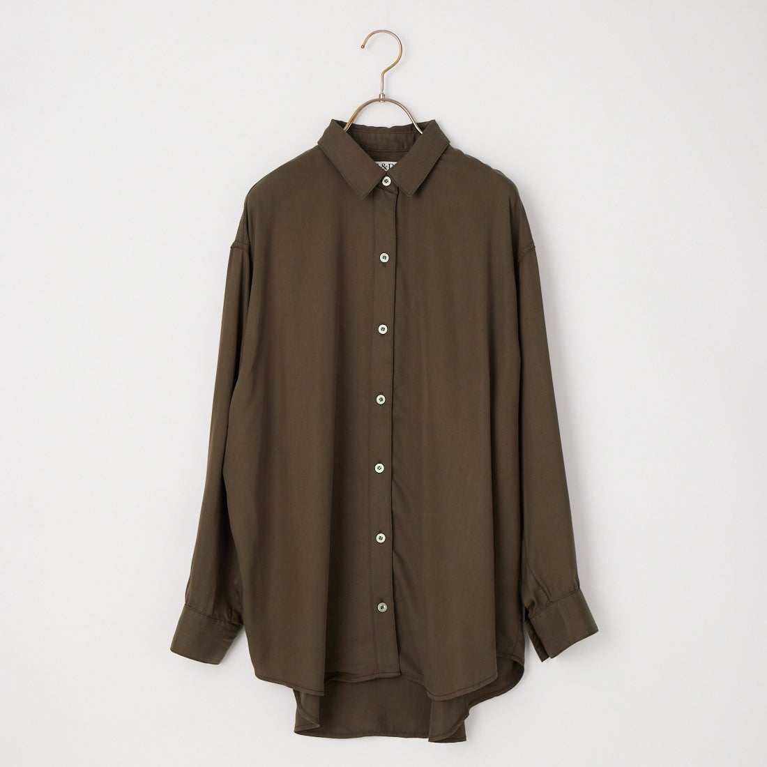 MICA&DEAL [マイカアンドディール] フィブリル2WAYシャツ [0126301053] BROWN