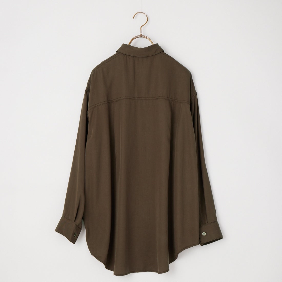MICA&DEAL [マイカアンドディール] フィブリル2WAYシャツ [0126301053] BROWN