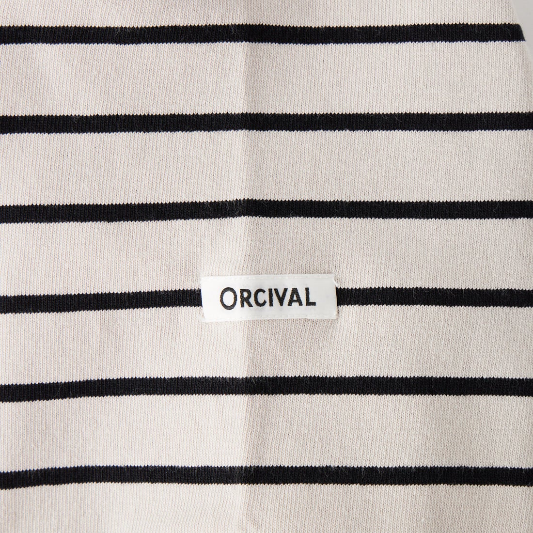 ORCIVAL [オーシバル] ボートネックワイドスリーブルオーバー [OR-C0554TBD] LT.GRY/BLK