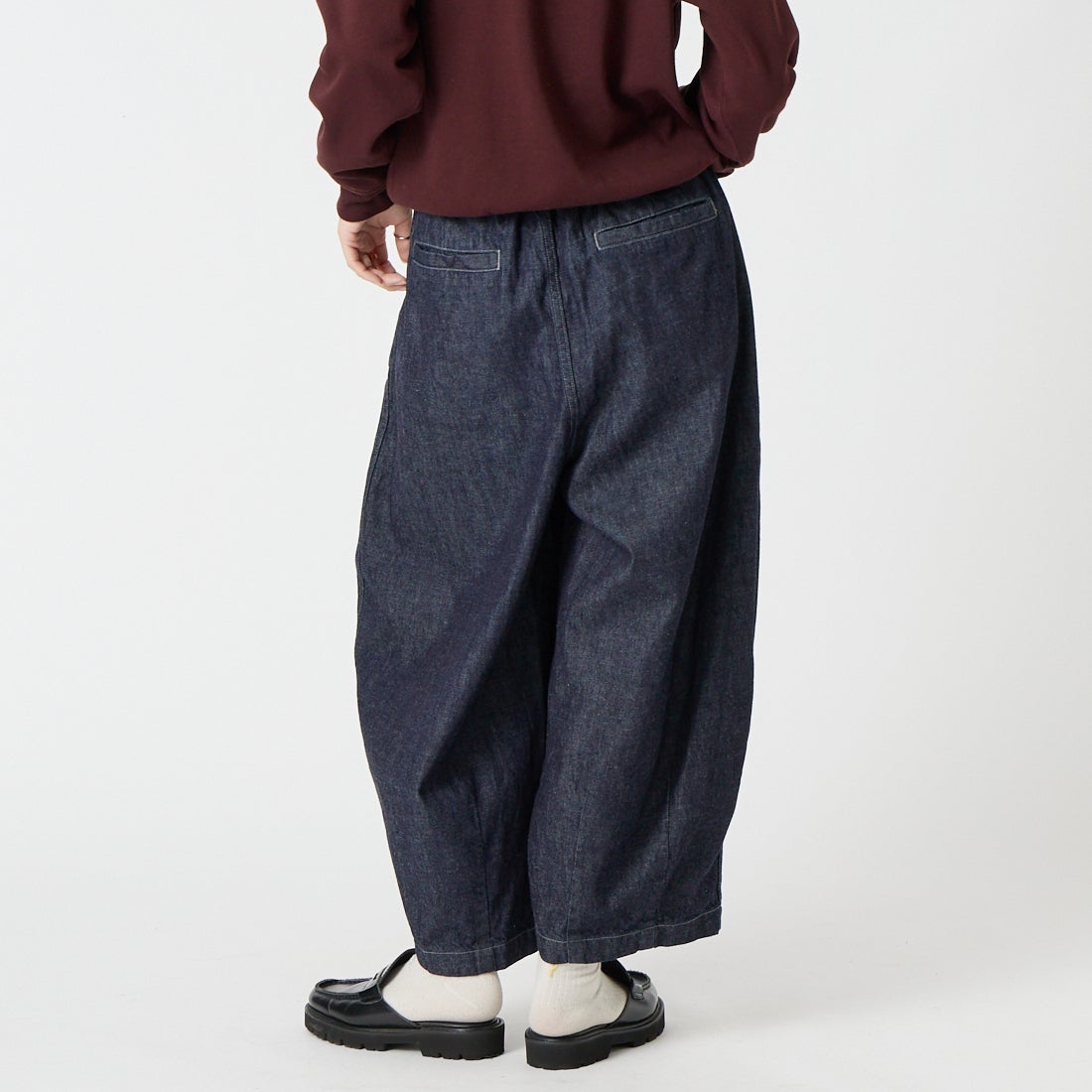 HARVESTY [ハーベスティ] 10ozデニムサーカスパンツ [A12626] 98 ONE-WAS &&モデル身長：162cm 着用サイズ：0&&