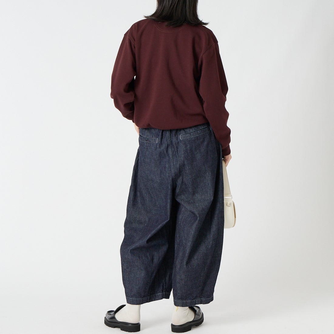 HARVESTY [ハーベスティ] 10ozデニムサーカスパンツ [A12626] 98 ONE-WAS &&モデル身長：162cm 着用サイズ：0&&